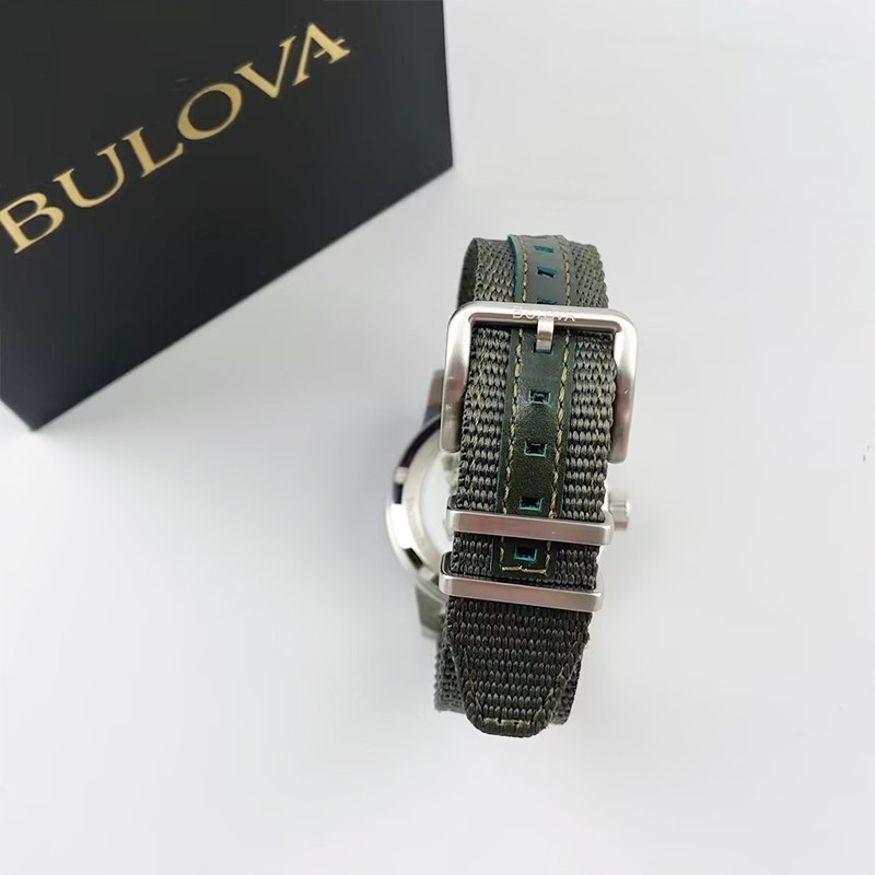 Bulova New Men’s VWI Special Edition Black Dial 96A259 Automatic Hack Watch 38mm