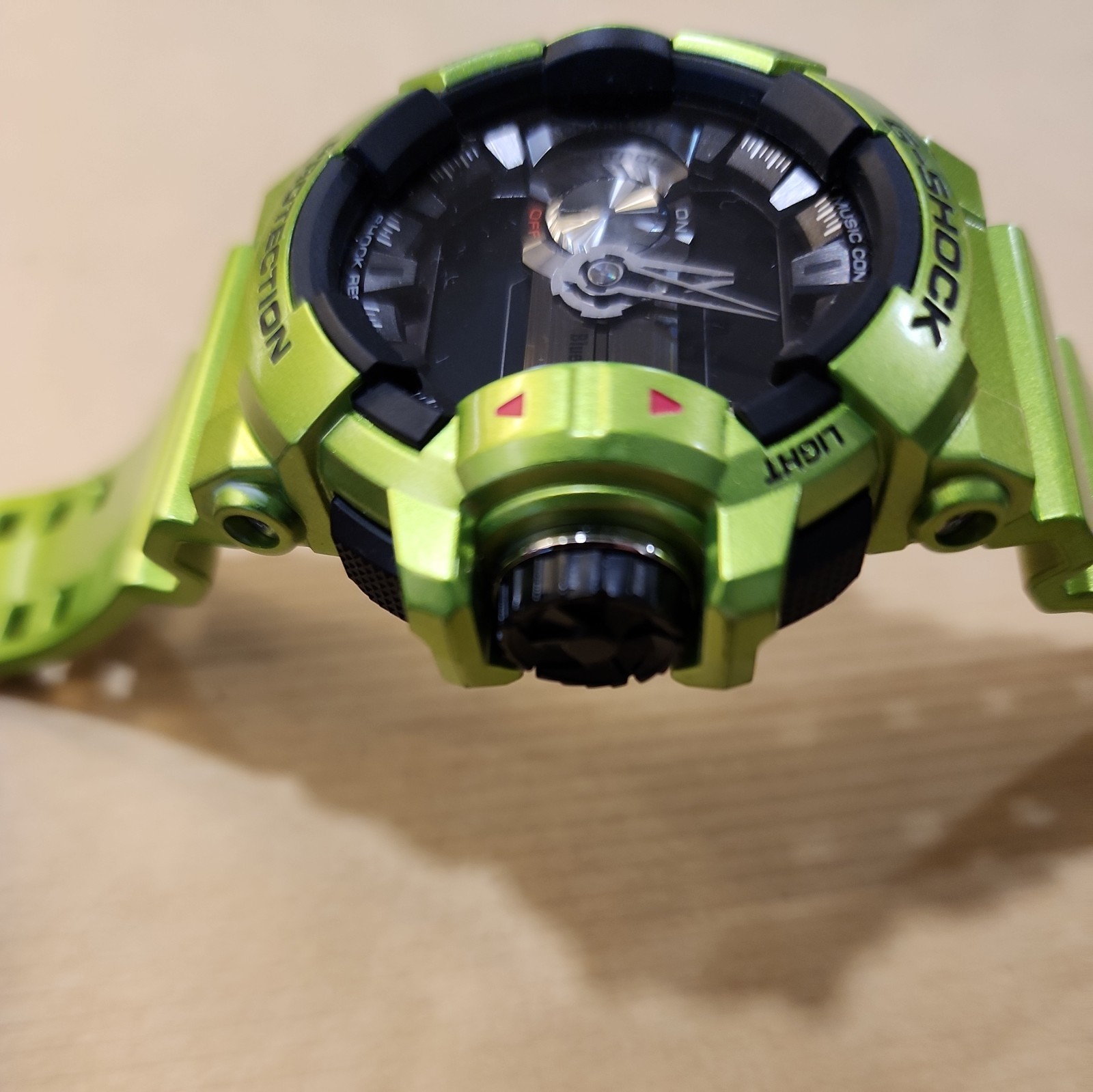 G-SHOCK G’MIX GBA-400 Metallic Green Bluetooth Men’s Wristwatch Water Resistance