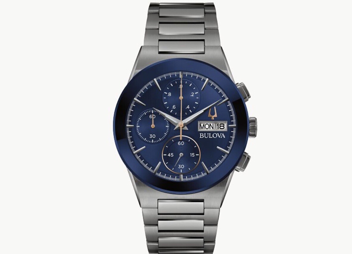 Bulova 98C143 Chronograph Watch MODERN MILLENNIA.