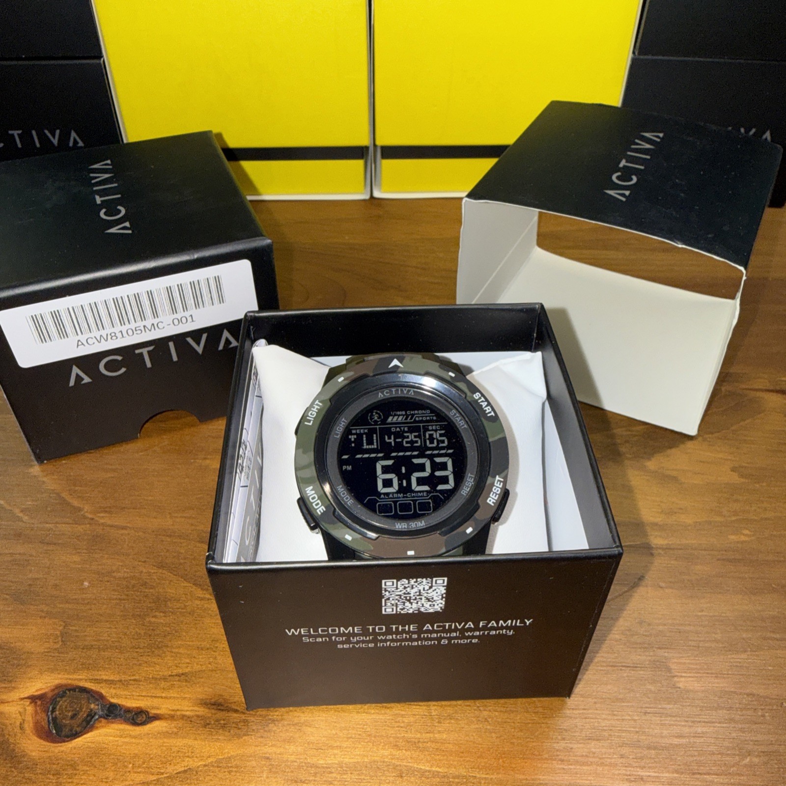 Invicta Activa X Terrian Digital 45mm Camouflage Green ACW8105MC-001 Brand New