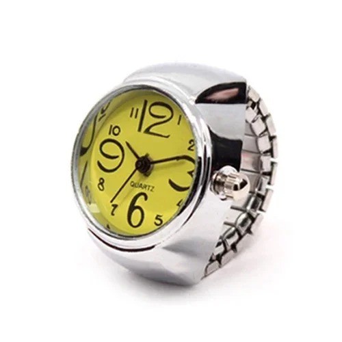 Finger Ring Watches Elastic Band Quartz Analog Watch Cute Gift For Men Women Kid