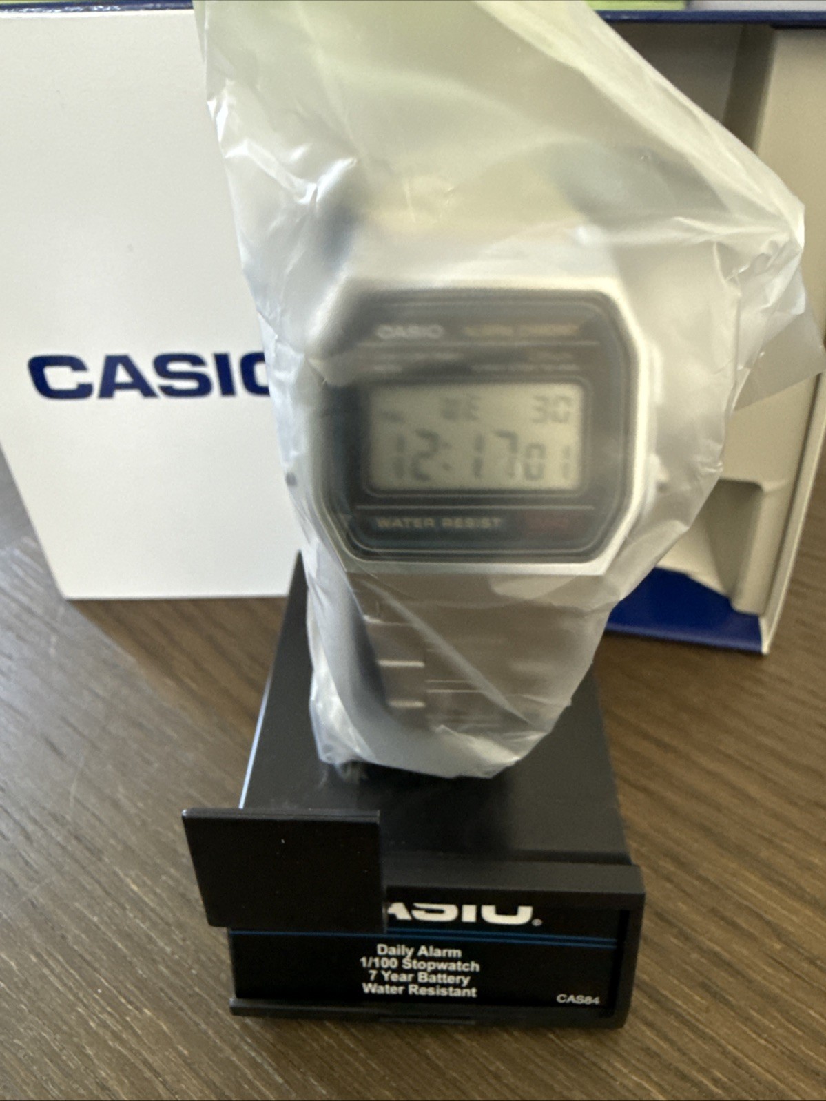 Casio Men’s A158WA-1DF Stainless Steel Digital Watch