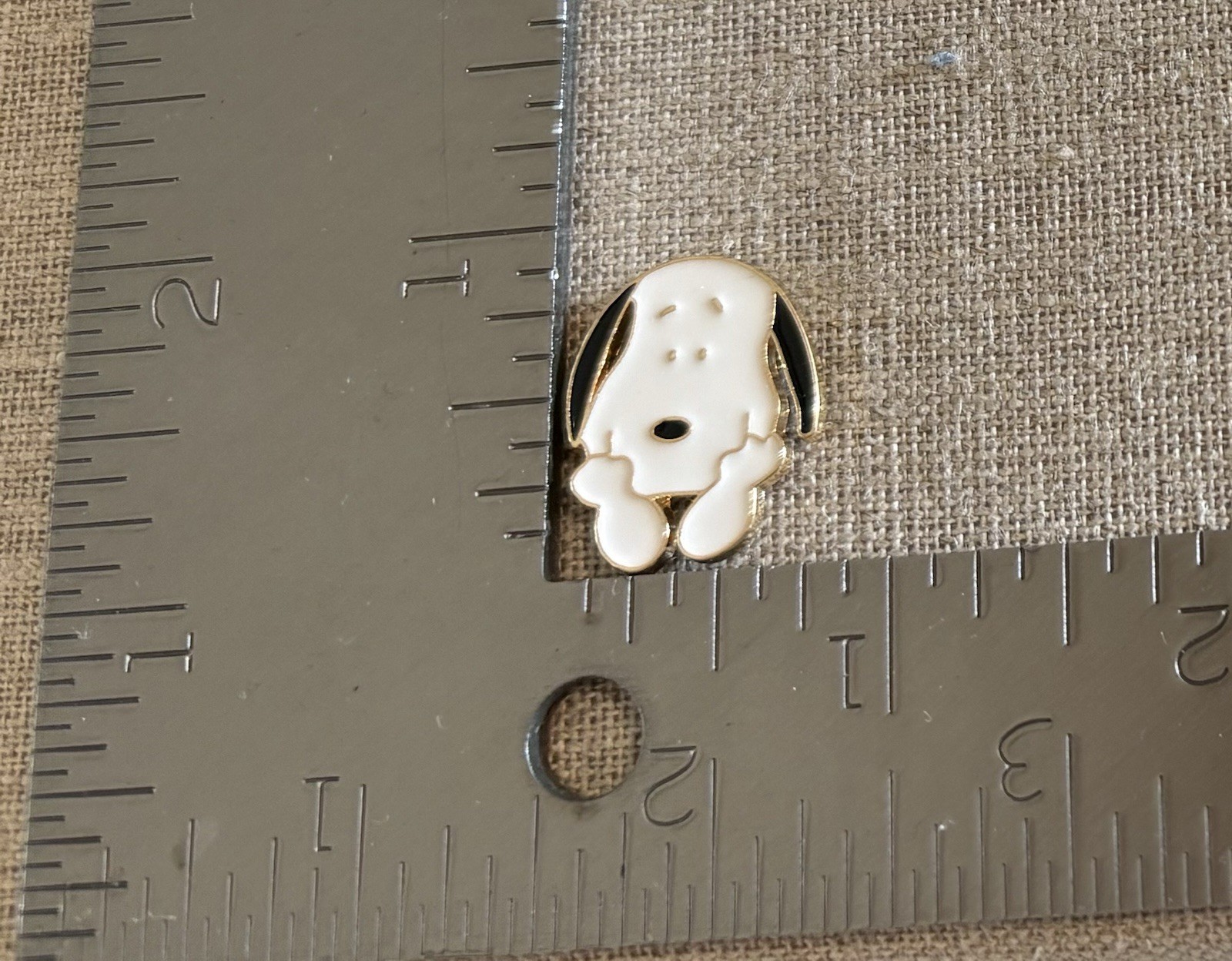 (Set Of 8) Snoopy Peanuts Brooch With Butterfly Clutch Metal Pin Back