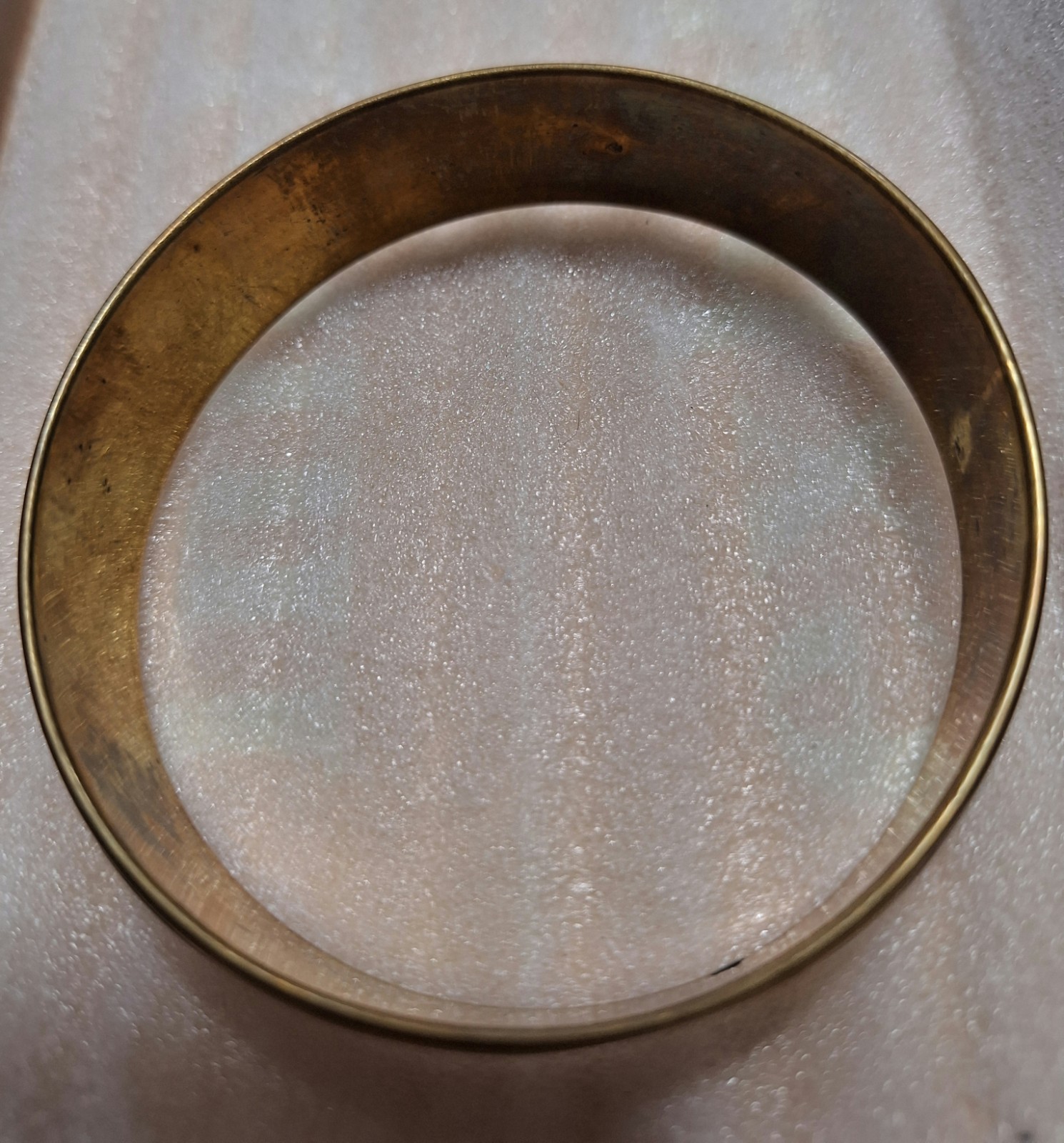 Gold Tone Elephant & Camel Motif Bangle Bracelet Black White Panels Round
