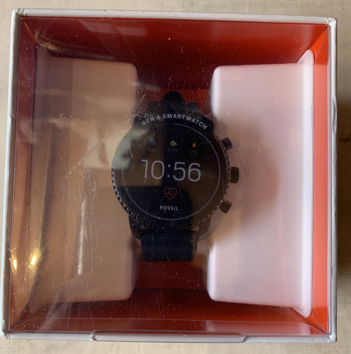 Fossil FTW4018 Gen 4 Smartwatch – Q Explorist Black Silicone | Sealed
