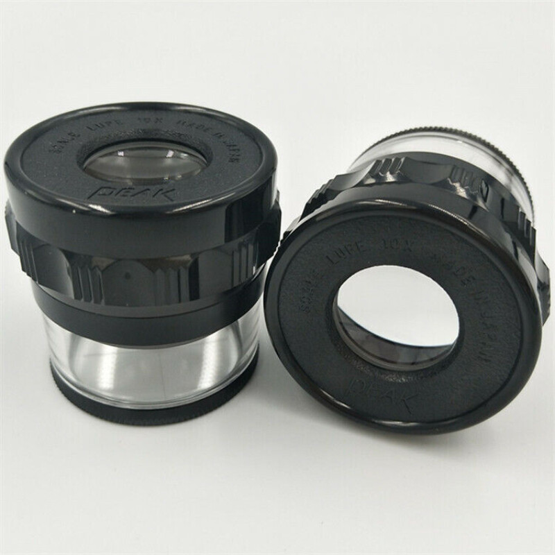 Original PEAK 1983-10X Scale Loupe 10x Portable Magnifier With Standard Scale