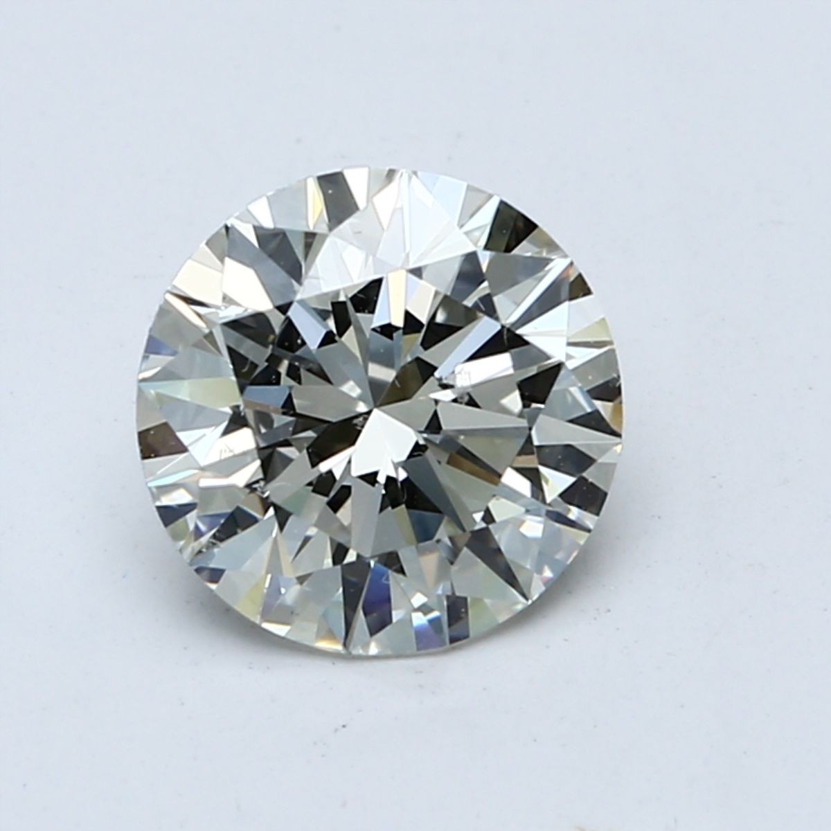 Round Brilliant 2 CT Cert. AGI Natural Mined Diamond Loose I color SI1 clarity