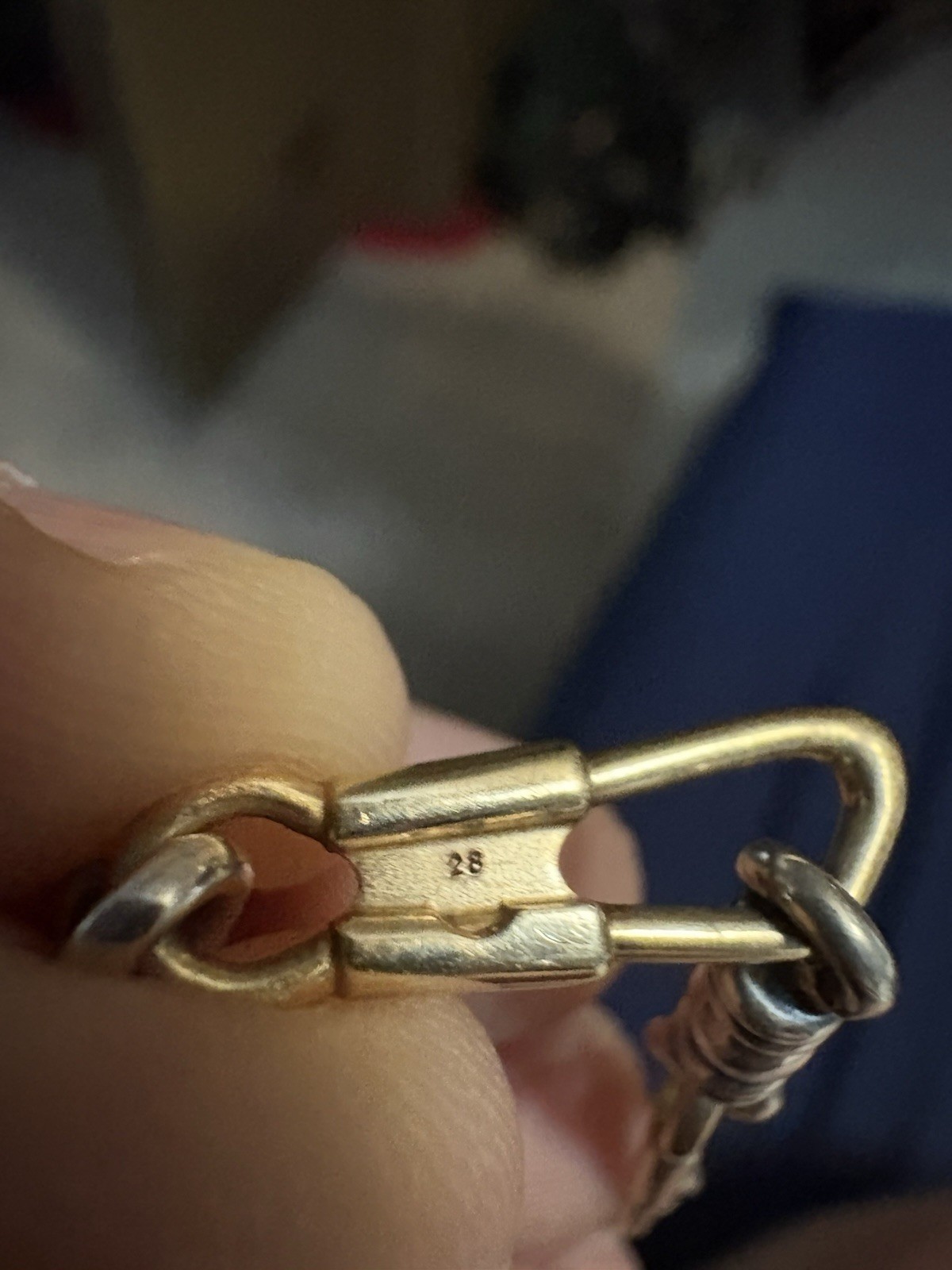 James Avery 925/585 RETIRED Fishers of Men Bracelet 8in Gold/Silver!