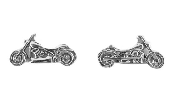 Stud / Post Motorcycle Earrings Stainless Steel Biker Jewelry 47