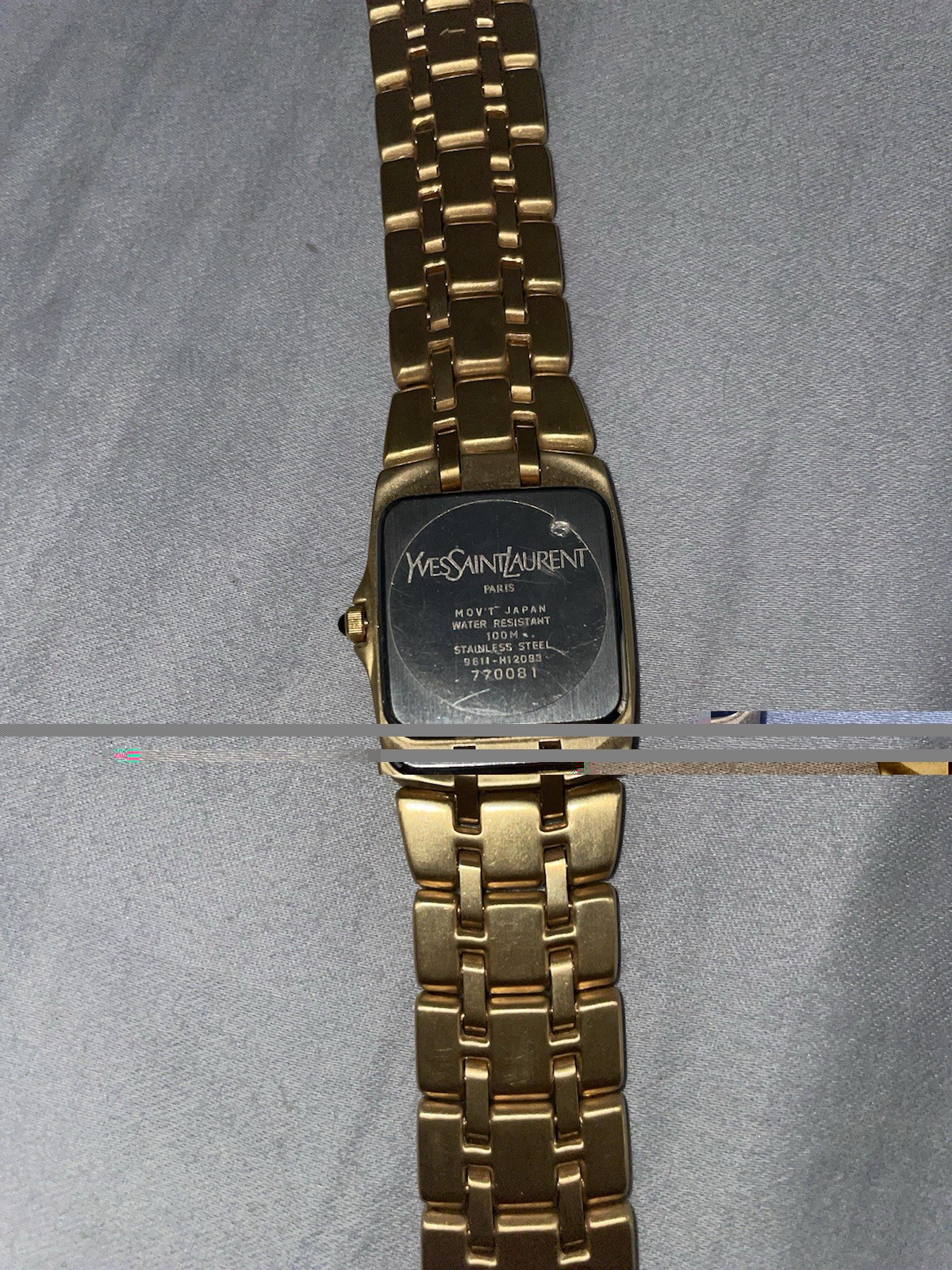 Vintage Yves Saint Laurent Watch Manufactured by Citizen, Needs Battery