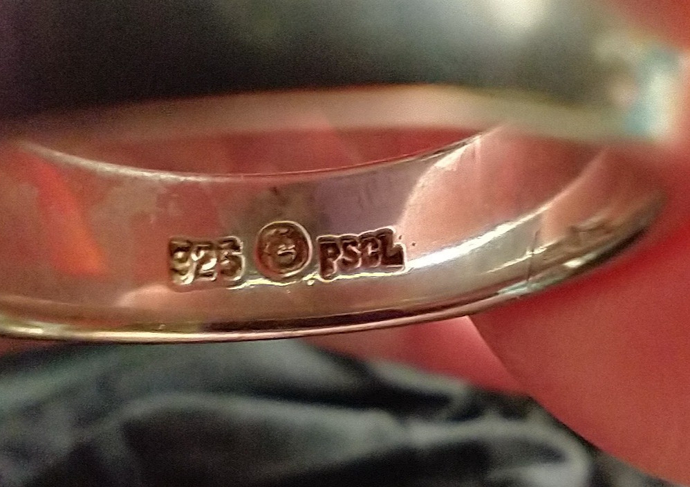 Harm None Amulet Ring Unisex Band .925 Sterling Silver Peter Stone Design