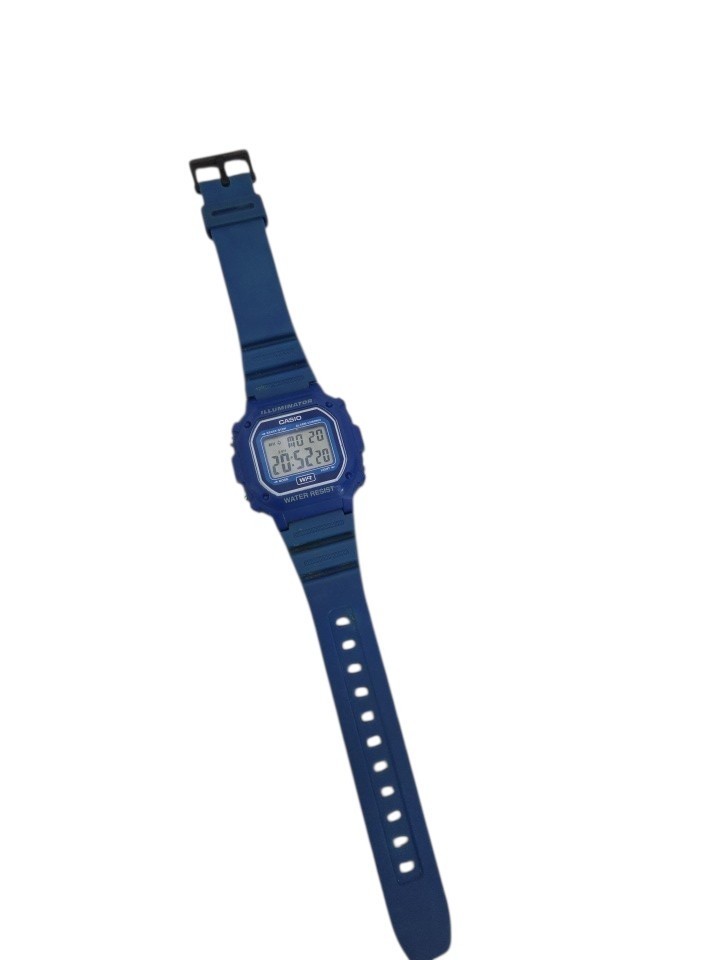 Blue Casio 3224 F-108WH Digital Wrist Watch Works Great