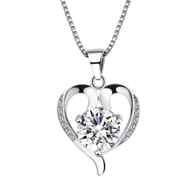 To My Wife Necklace Pendant, Anniversary, Birthday, Valentine, Christmas Gift