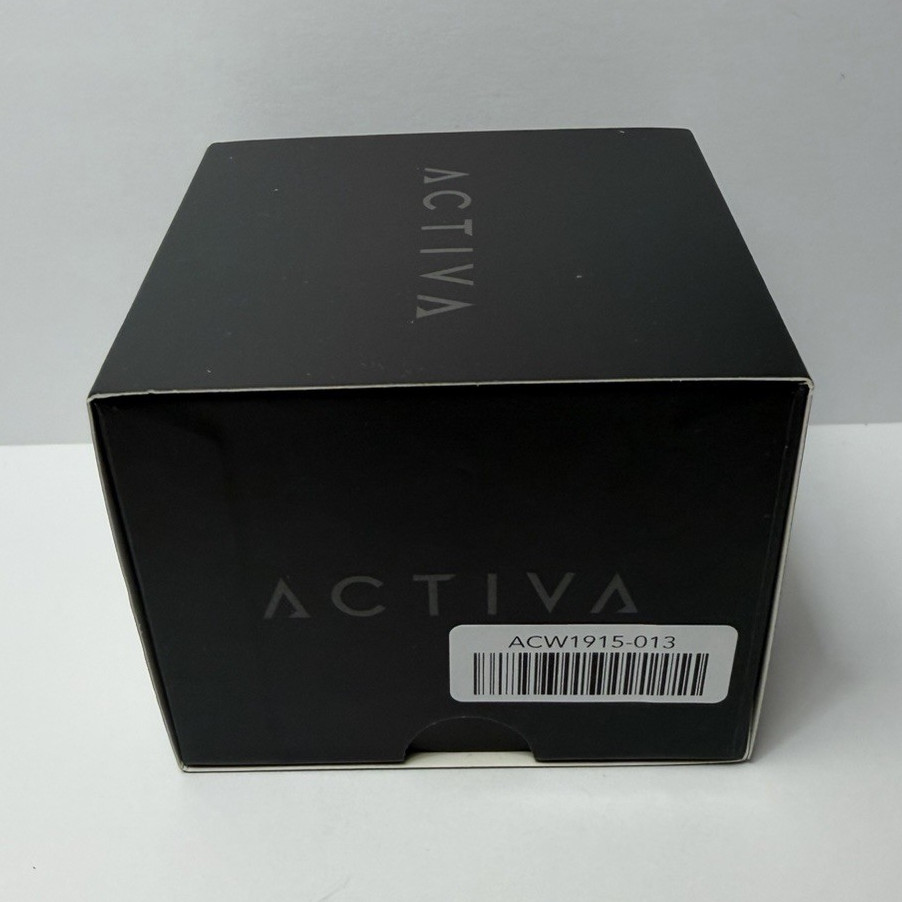 Activa ACW1915 Digital Quartz Sport Watch Backlight White Resin Rose Gold Bezel