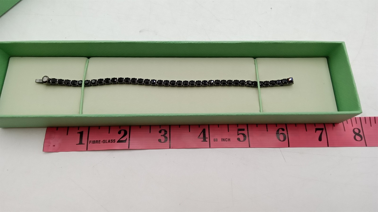 Swarovski Pulsera Matrix Tennis Bracelet Small Black Ruthenium Plating