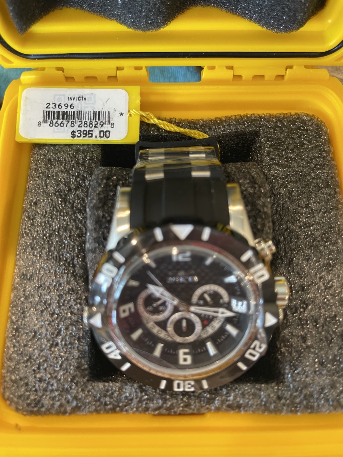 Invicta Pro Diver SCUBA 23696 Men’s 50mm Black Dial Watch New Box & Tags