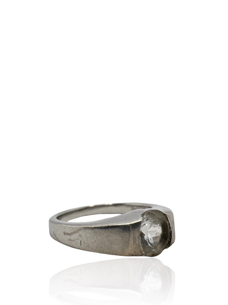 ::925 SILVER RING HALLMARKED °SIZE 60° JEWELLERY DESIGN SILVER TONE °TESTED°
