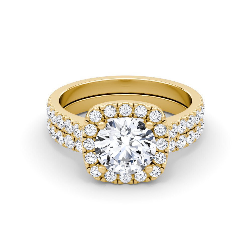 Diamond Engagement Ring VVS2 D 2.25 Carat Lab-created 14k White Gold Sparkling