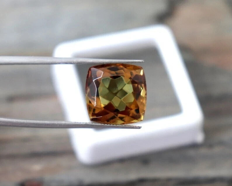 Natural Color Changing zultanite Cushion 10.23 Ct+ Loose AG Gemstone Certified