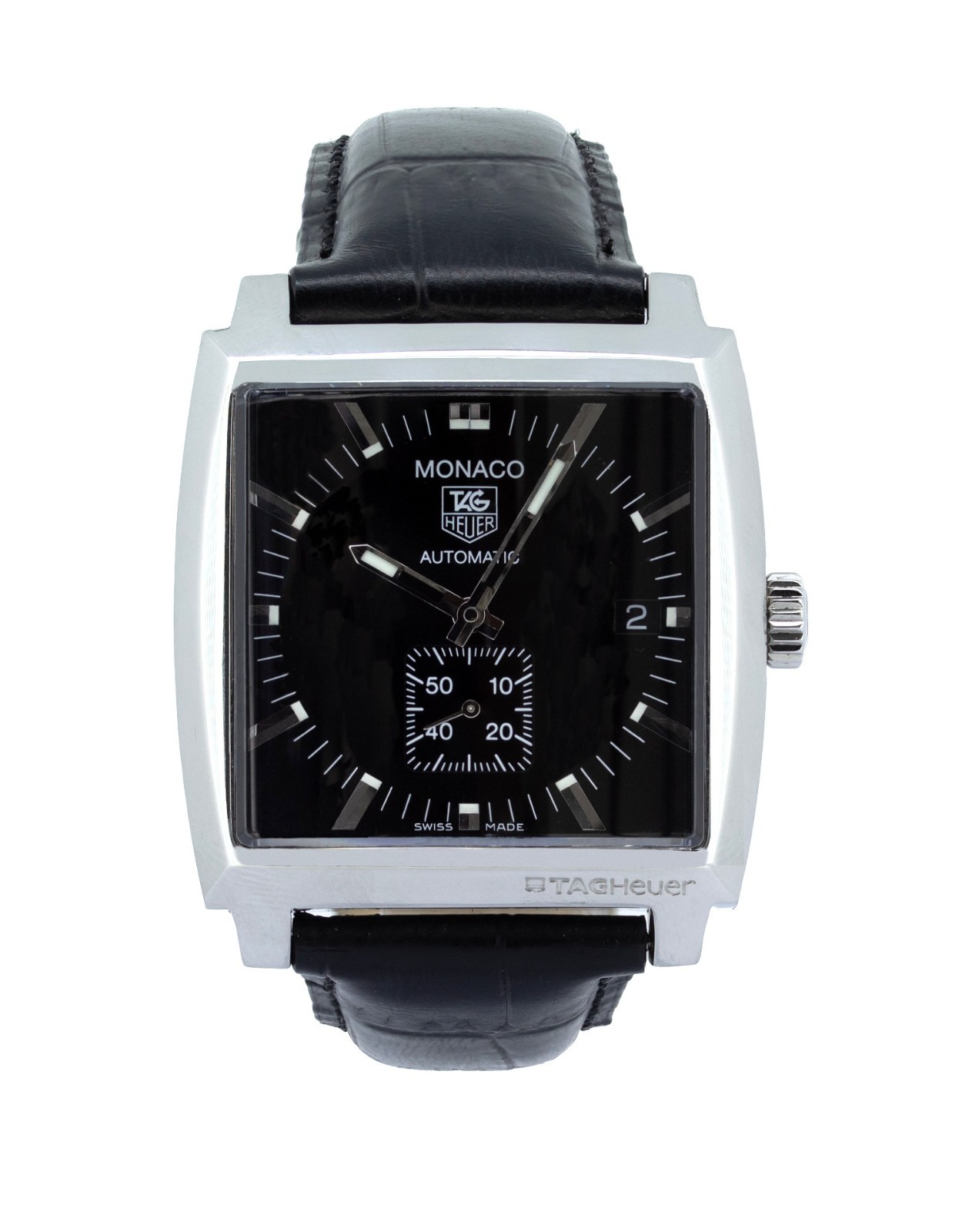 TAG Heuer Monaco Calibre 6 Serviced & Refinished WW2110 Box Papers Men’s Watch