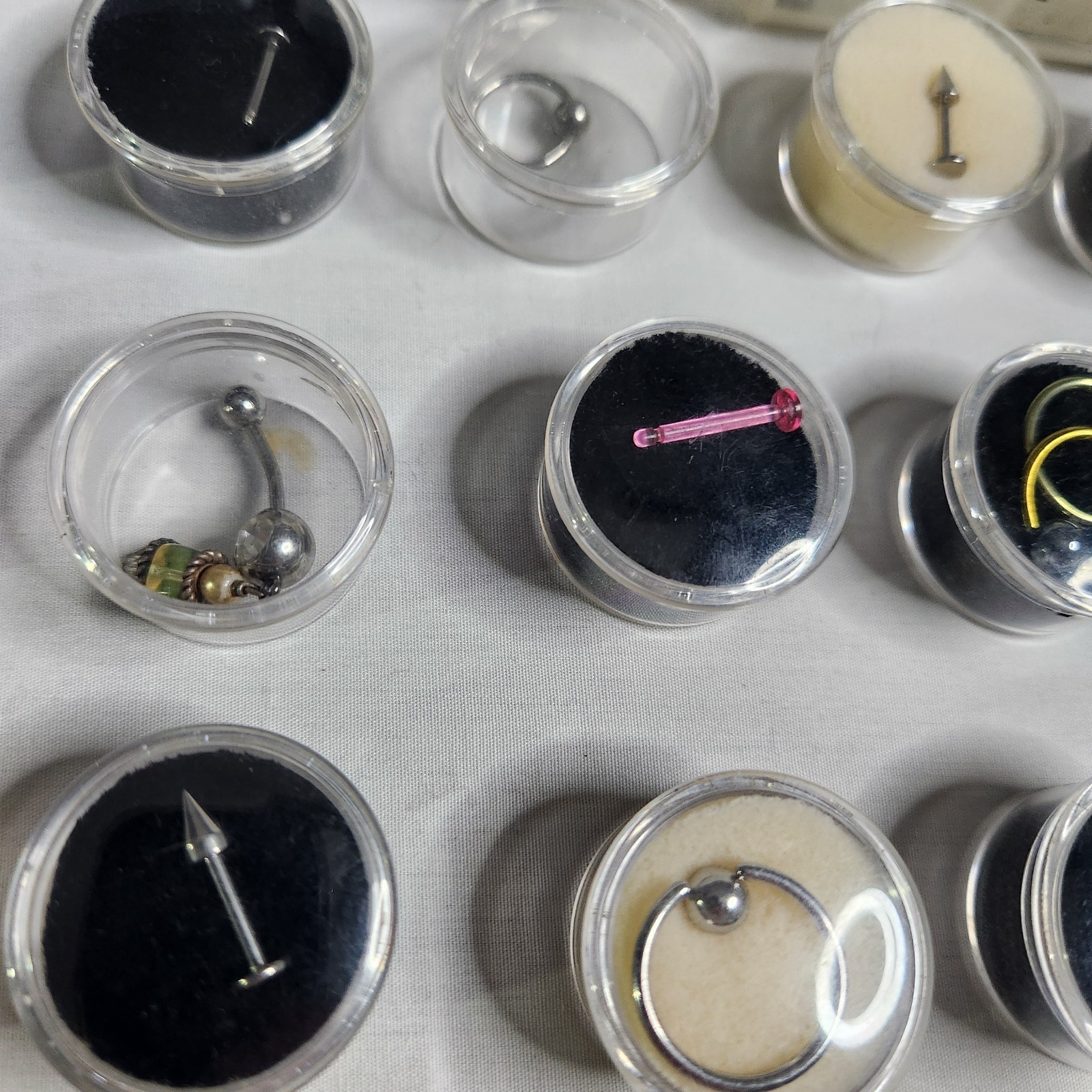 Vintage Body Jewelry Piercing HUGE Lot – Ear, Nose, Nipple, Lip Etc….