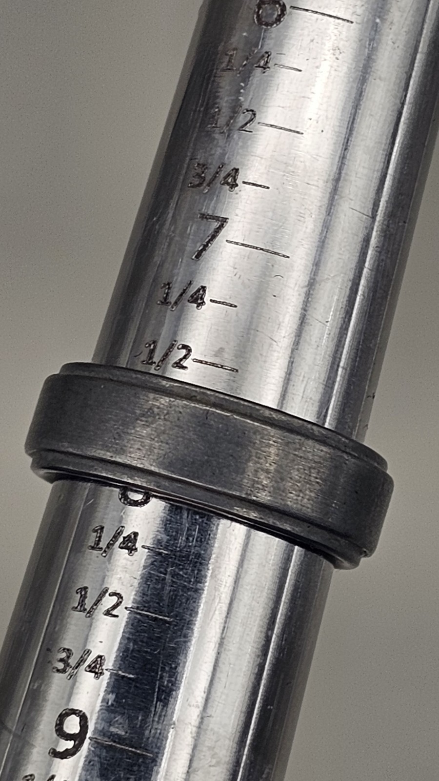 Triton Tungston Carbide Steel Ring Size 7.75 GREAT GIFT Retails $375