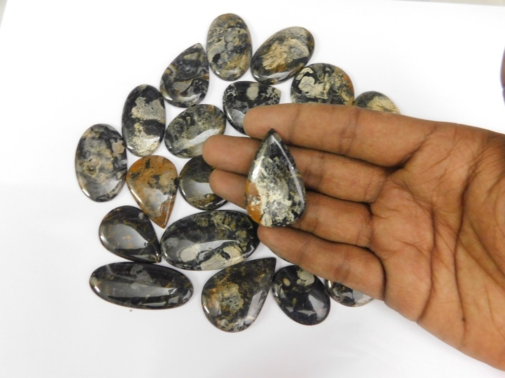 Natural Quality Jasper Chabochon Gemstone For Jewelry Making Wholesale Lot 71366