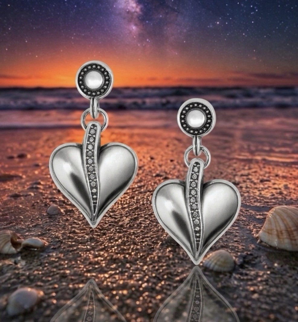 Brighton PRECIOUS HEART Drop Earrings Boho Style JA9932 List $68 NWT