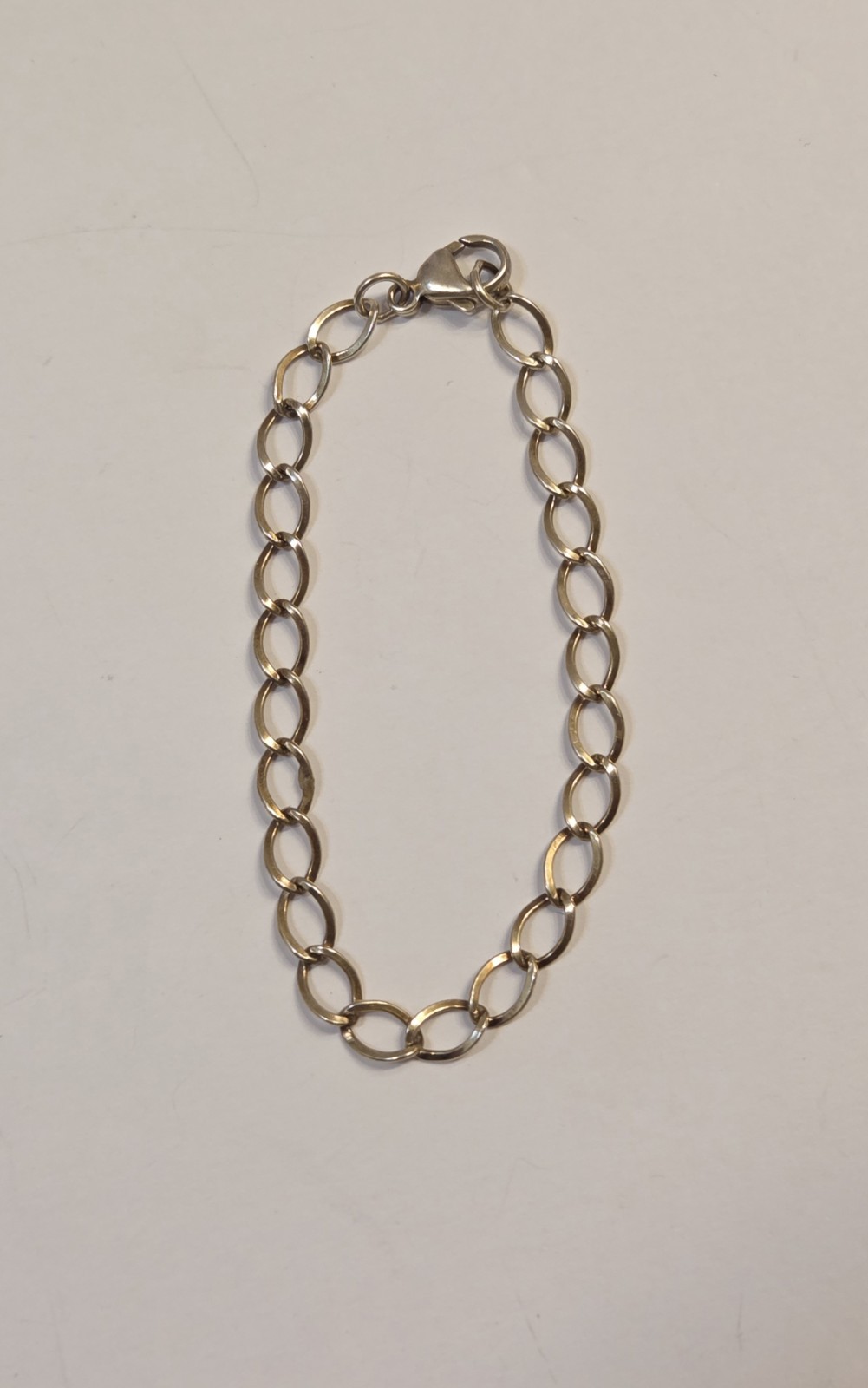 Rembrandt Quality Charms (RQC) Dapped Curb Link Classic Charm Bracelet 7″