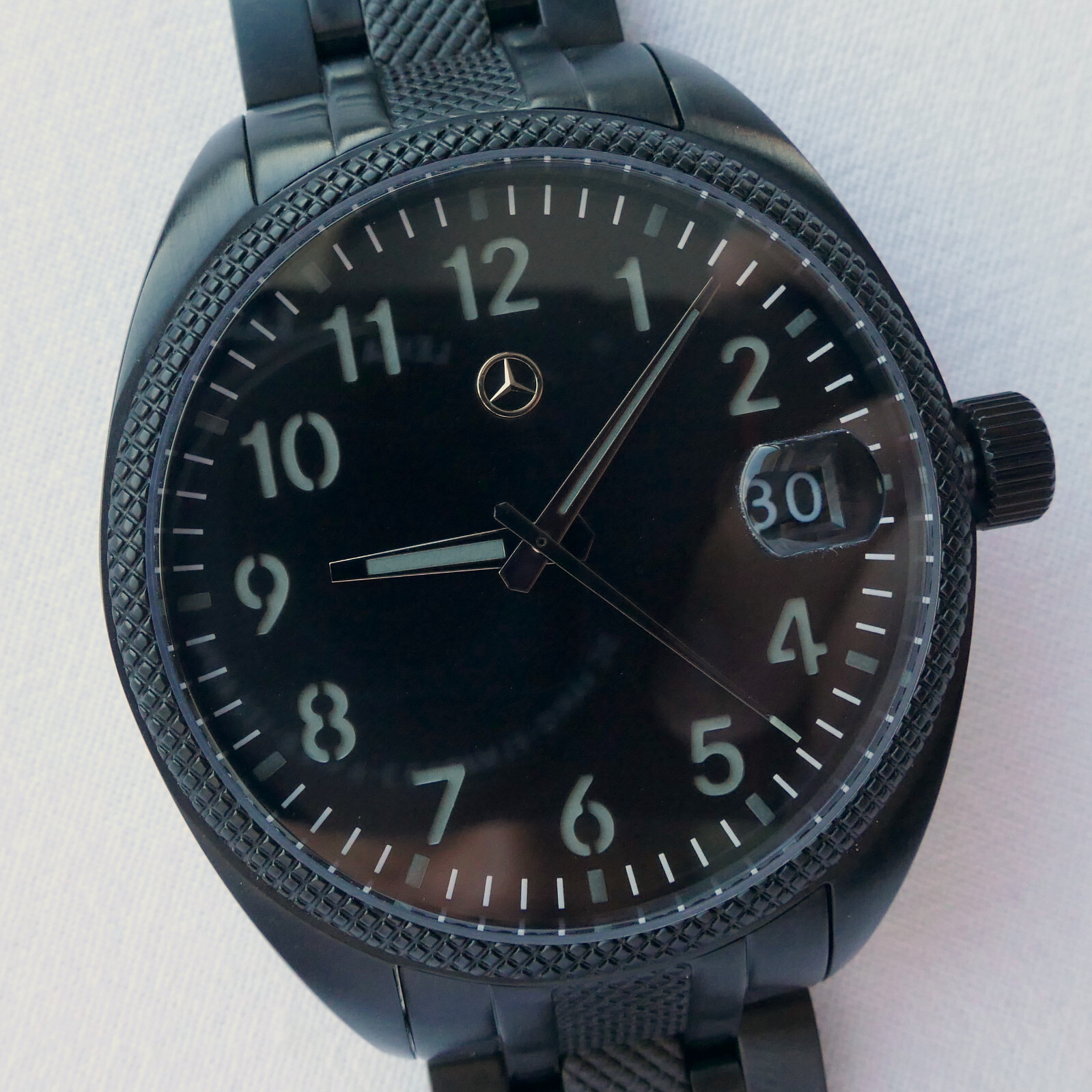 Mercedes Benz Classic AMG Motorsport Racing Black Design Car Accessory Watch