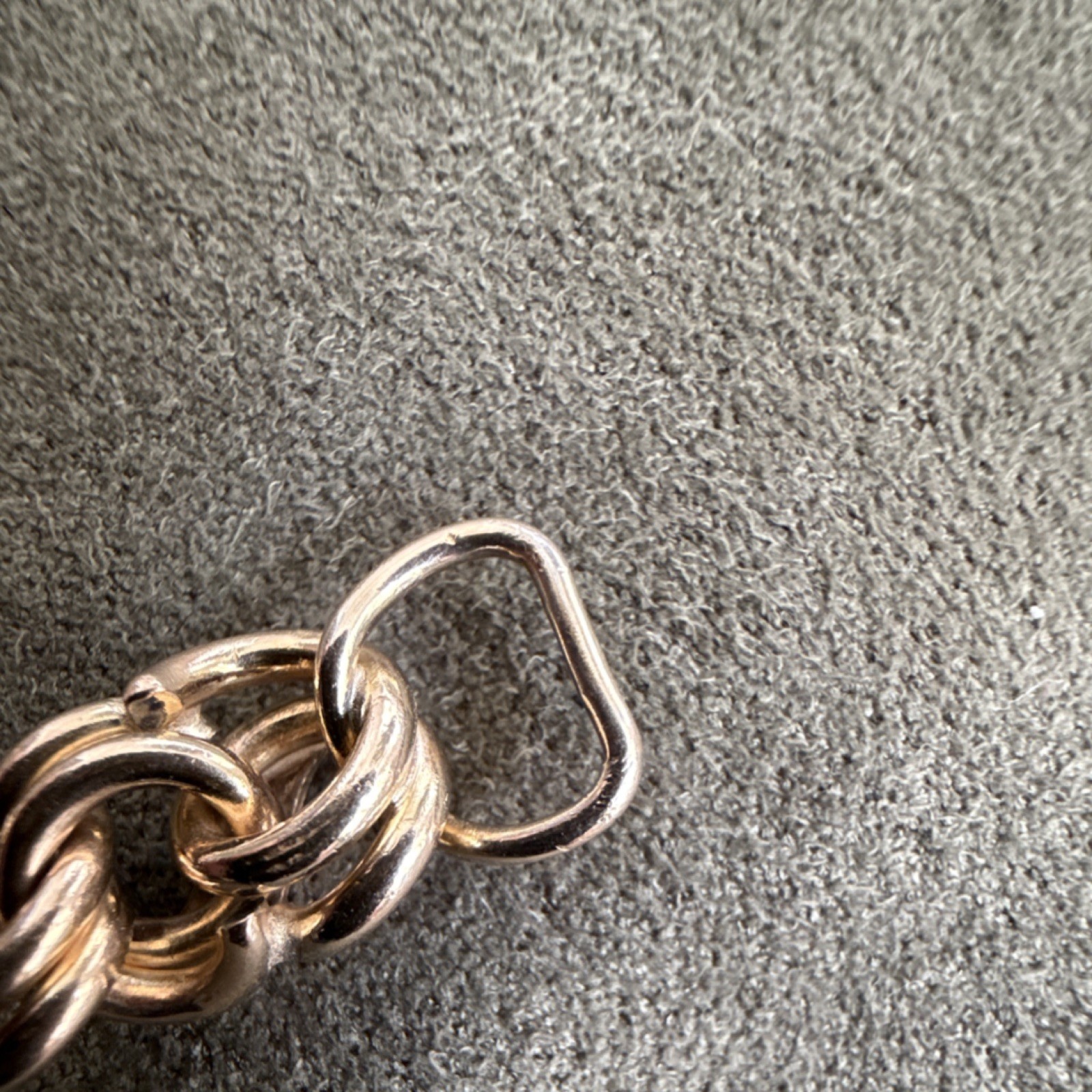 Vintage 1/20 12K Gold Filled Curb Double Link Chain Bracelet Box Clasp 7 Inch