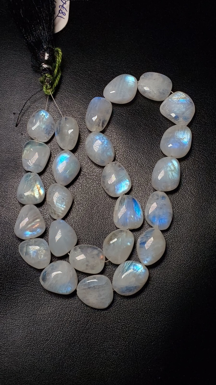 AAA Quality Rainbow Moonstone Strand Multi Fire Shape Nuggets Size 11X14-14X15MM