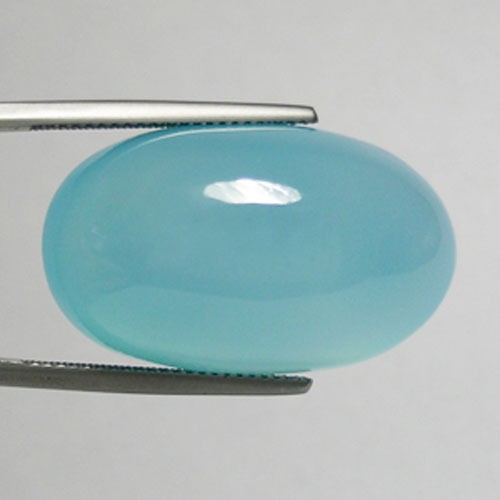 40.85 ct BEST GRADE GLOW SKY BLUE – NATURAL CHALCEDONY * CABOCHON 0882 NL!