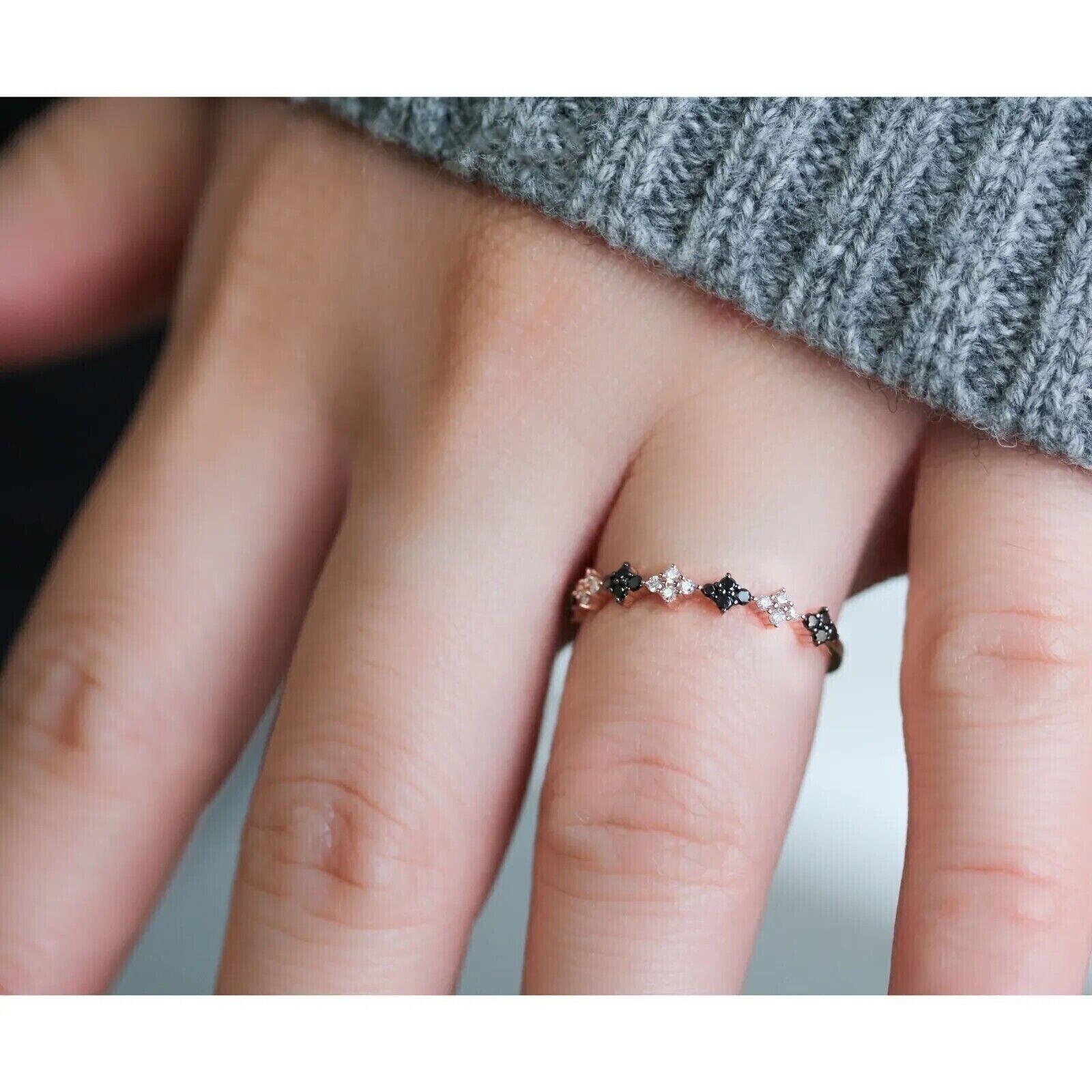 1.50 Ct Round Cut Simulated Diamond Engagement Ring 14K Rose Gold Plated
