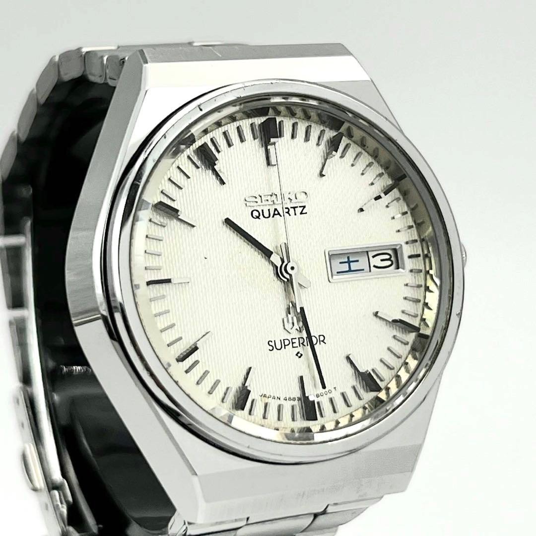 Seiko Superior 4883-8001 Twin Quartz Watch Battery Replaced 1977
