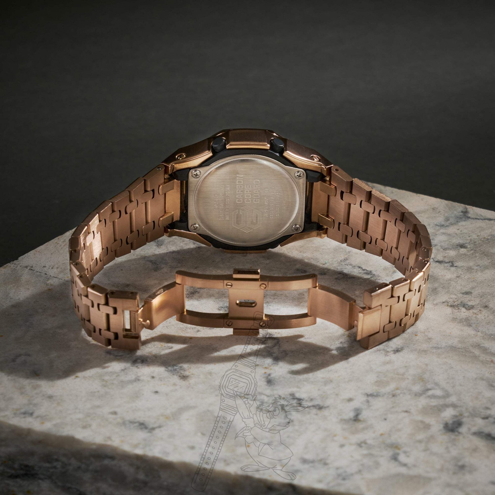 Casio GMA-S2100 G-Shock Watch – Rose Gold w/ Bracelet Mod – Mid-Size