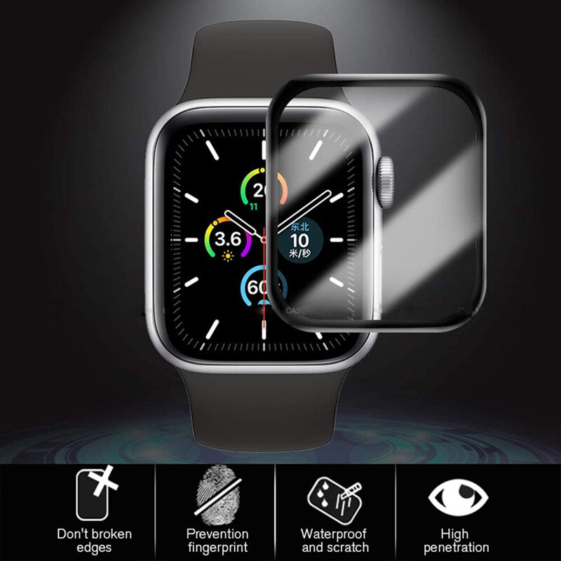 Band Strap +Screen Protector For Apple Watch 7/SE/6/5/4/3/2 iWatch 44/42/40/38MM