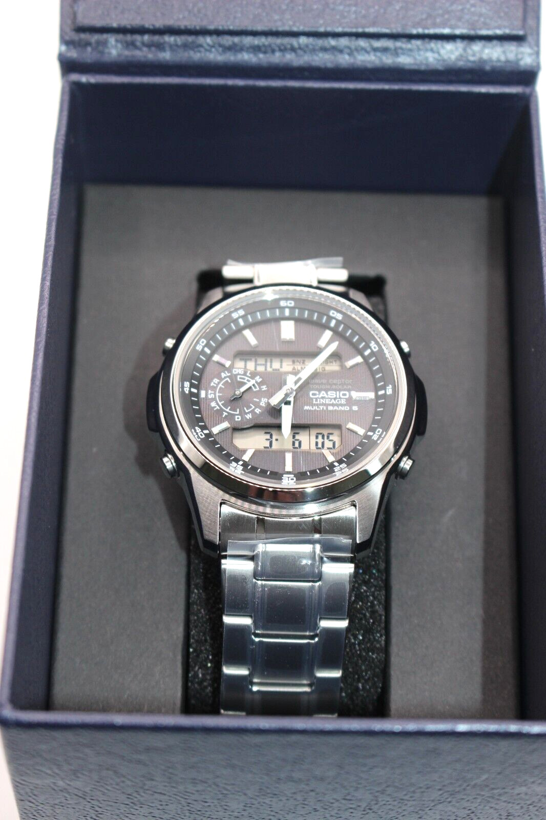 CASIO LINEAGE LCW-M300D-1AJF Solar Atomic Radio Analog Digital Men’s Watch Gift