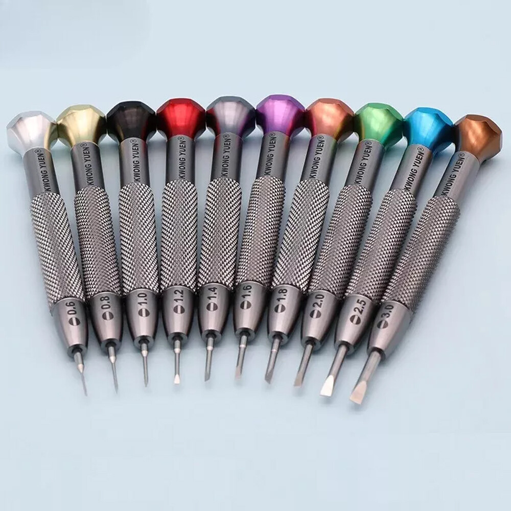 Hot T-Shaped Anti-Slip Watch Flat Screwdriver Set Repair Watch Watchmaker Tool