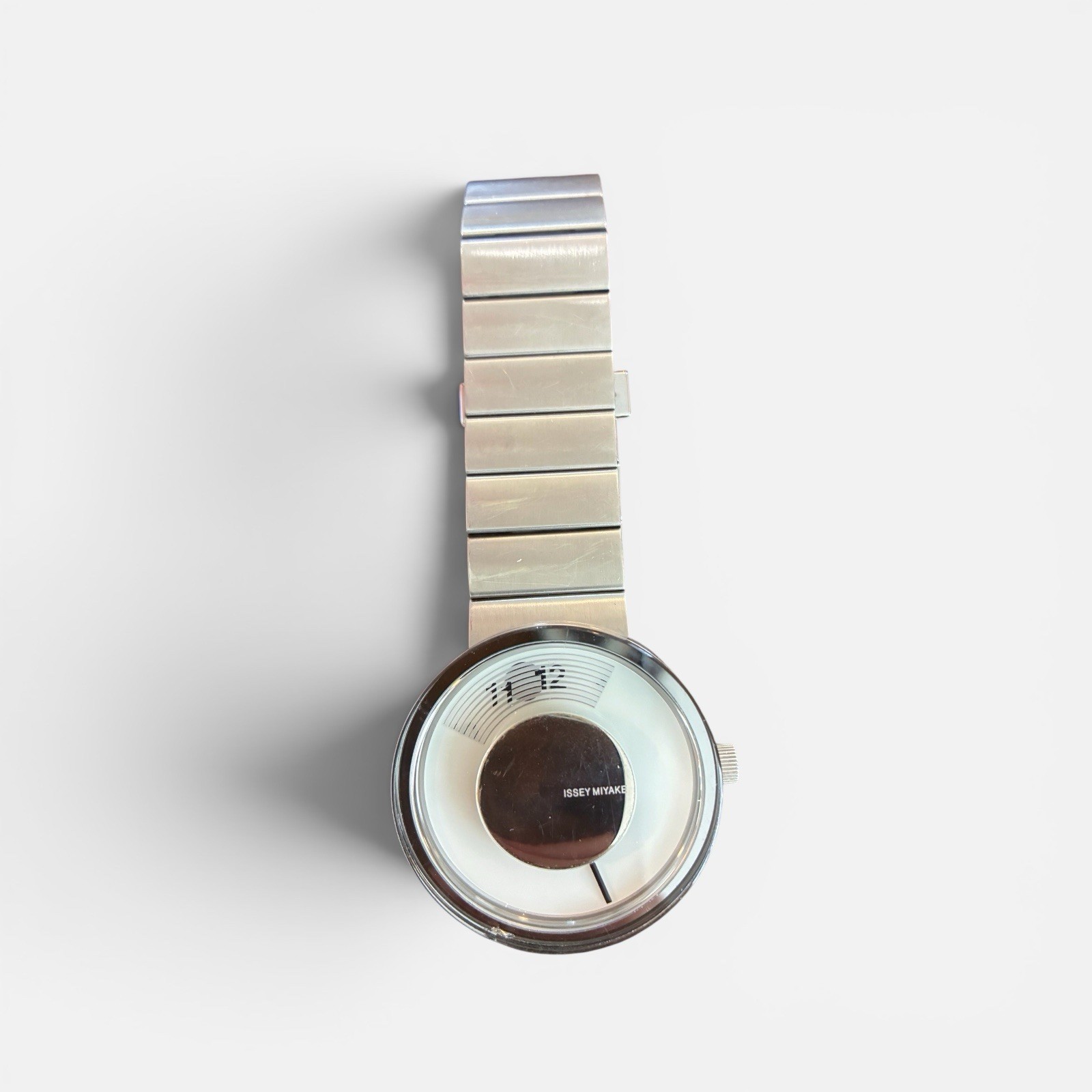 Issey Miyake TO Tokujin Yoshioka Seiko VJ20-0060 Silver Watch Japan