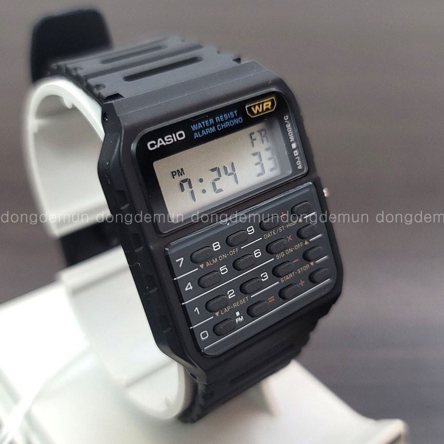 Calculator Black Digital Watch Original New CA-53W-1Z Casio Unisex