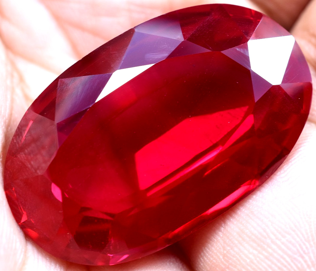 Natural 107.95 Ct Mogok Pink Huge Ruby Sparkling GGL Certified Loose Gemstone