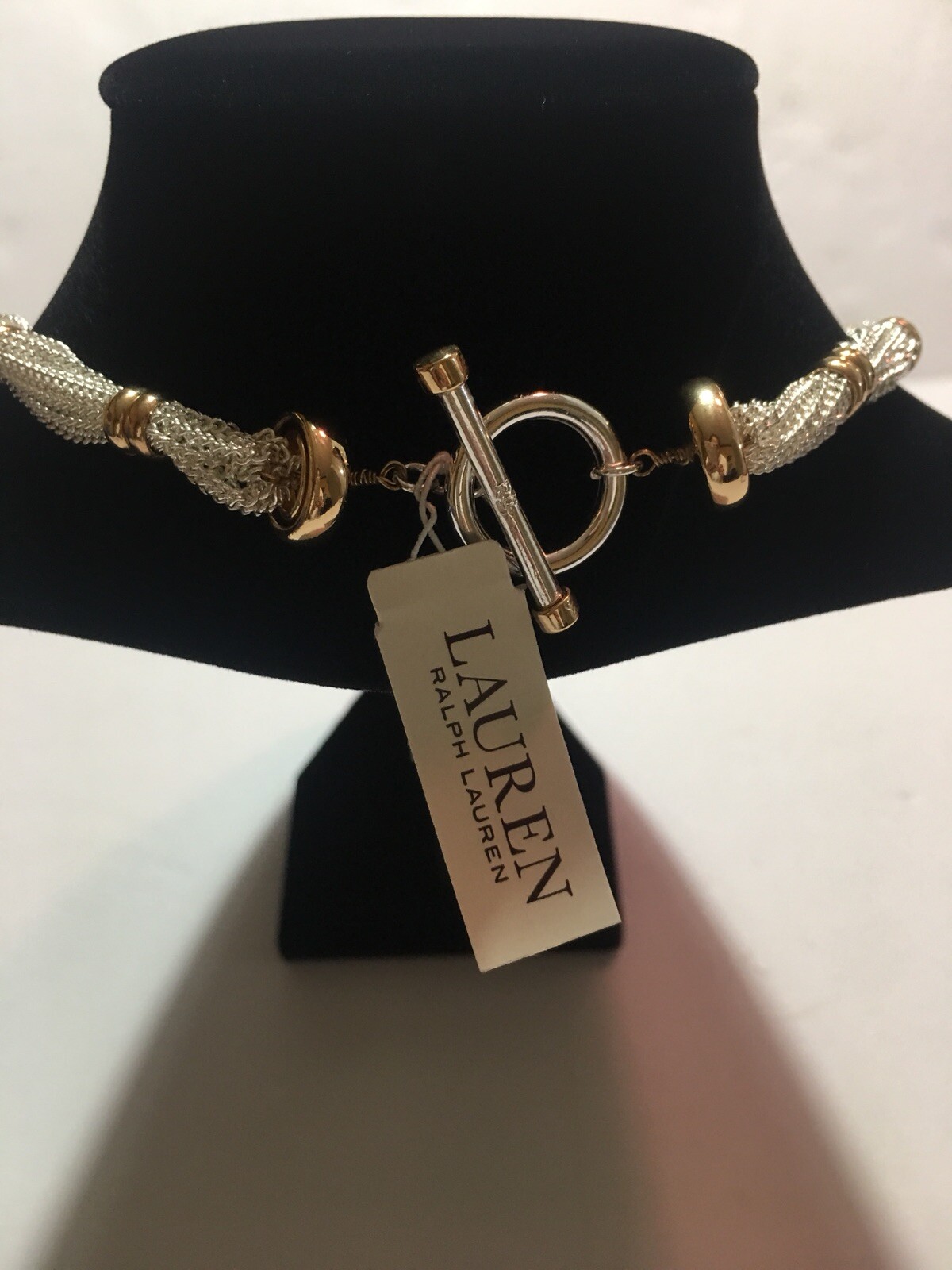 Lauren Ralph Lauren Collar Chain Necklace, Gold/Silver