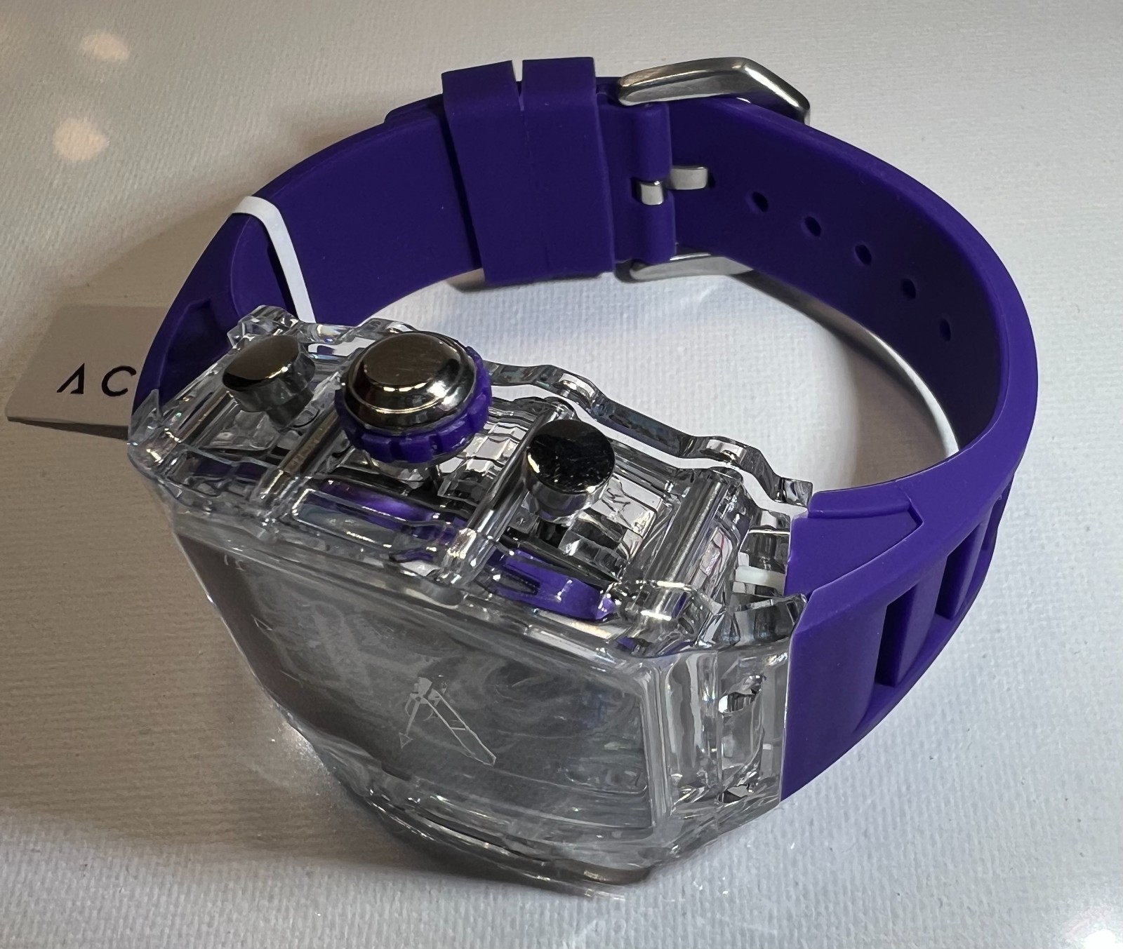 Activa X Invicta Men’s Watch | Skeleton Dial | 44.3mm | Purple | ACW2305-010