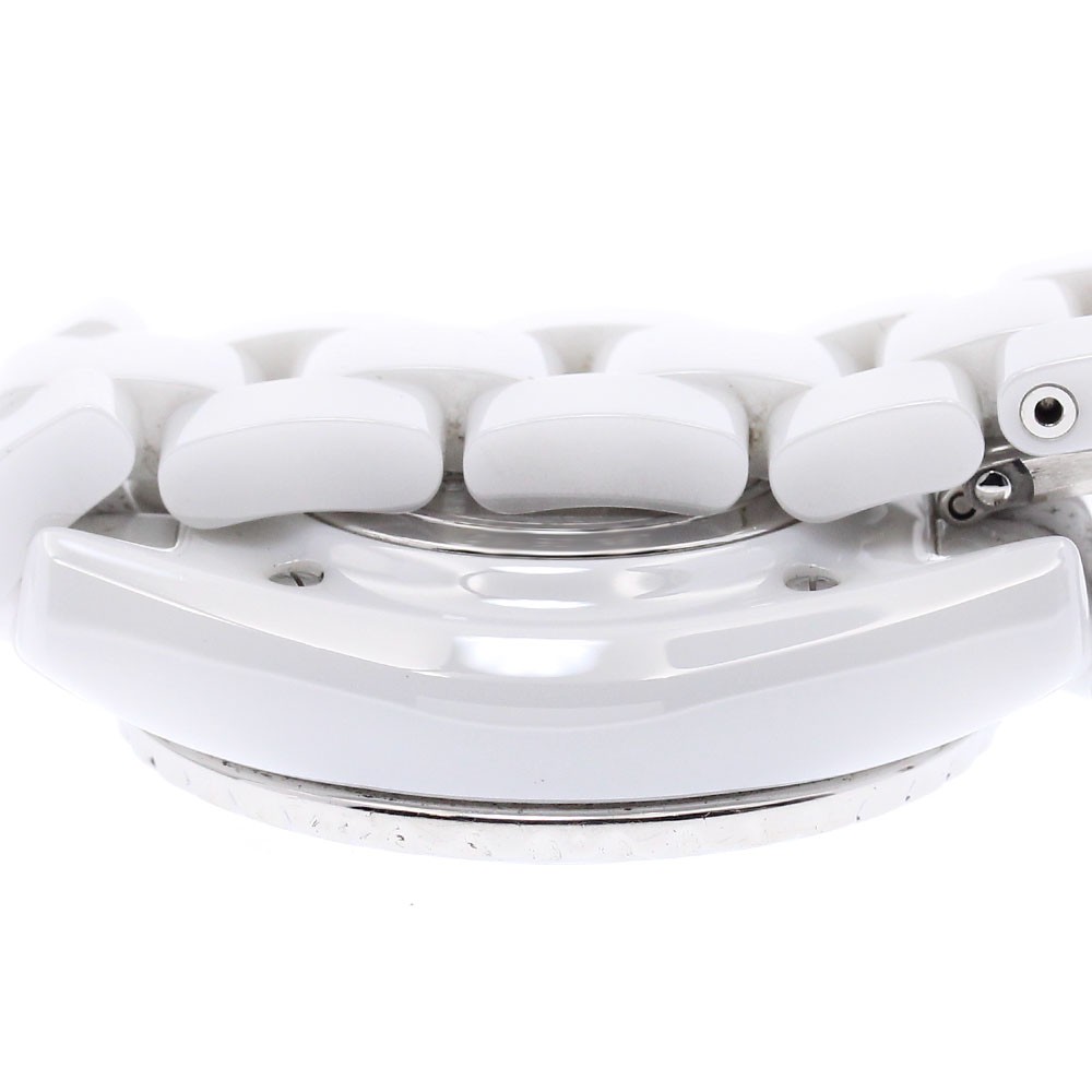 CHANEL J12 H5703 White ceramic 12P diamond white Dial Quartz Ladies Watch_882834