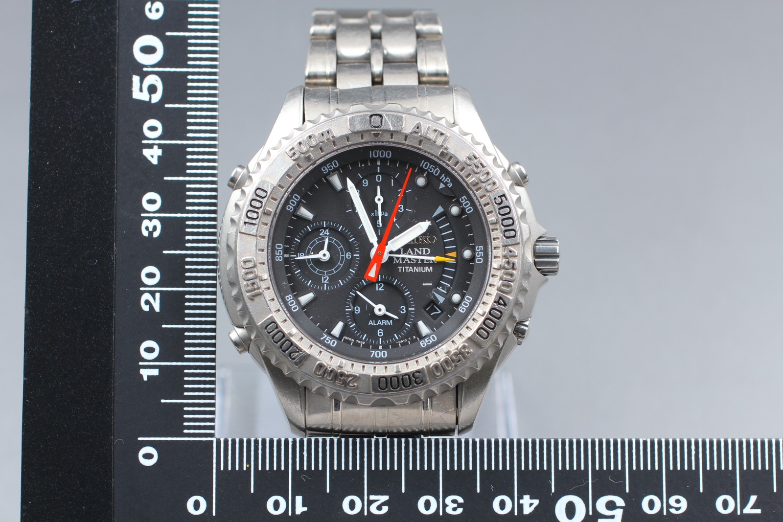 [Exc+5] SEIKO Landmaster Summitter SBCN003 7K32-0A10 Titan 44mm Quartz Men Watch