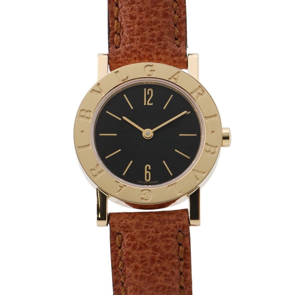 BVLGARI Bulgari BB26GL Quartz Watch Black Dial Used SA Condition