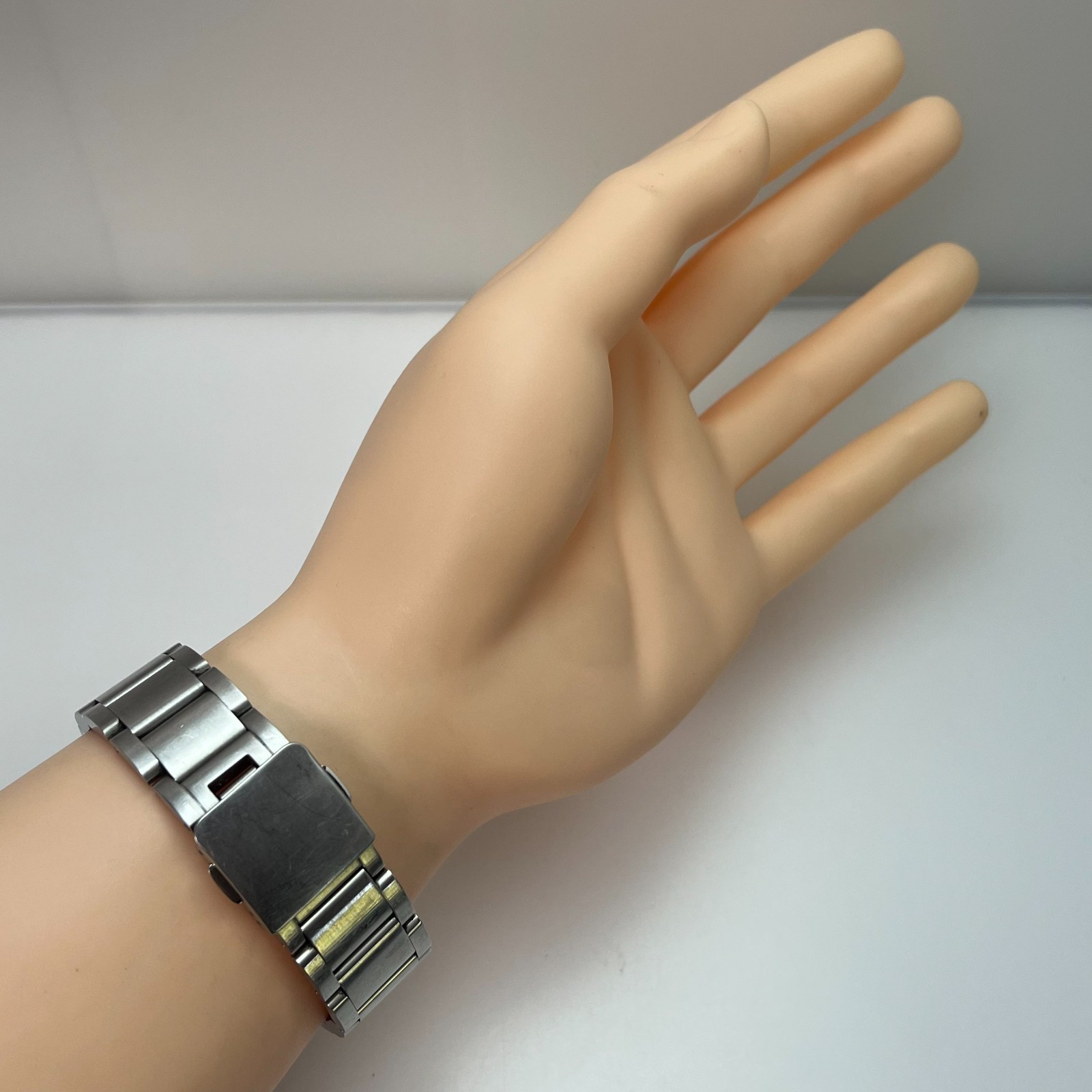 SEIKO ISSEY MIYAKE C NYAD001 Qz Watch Ichiro Iwasaki Black Dial Japan #142B