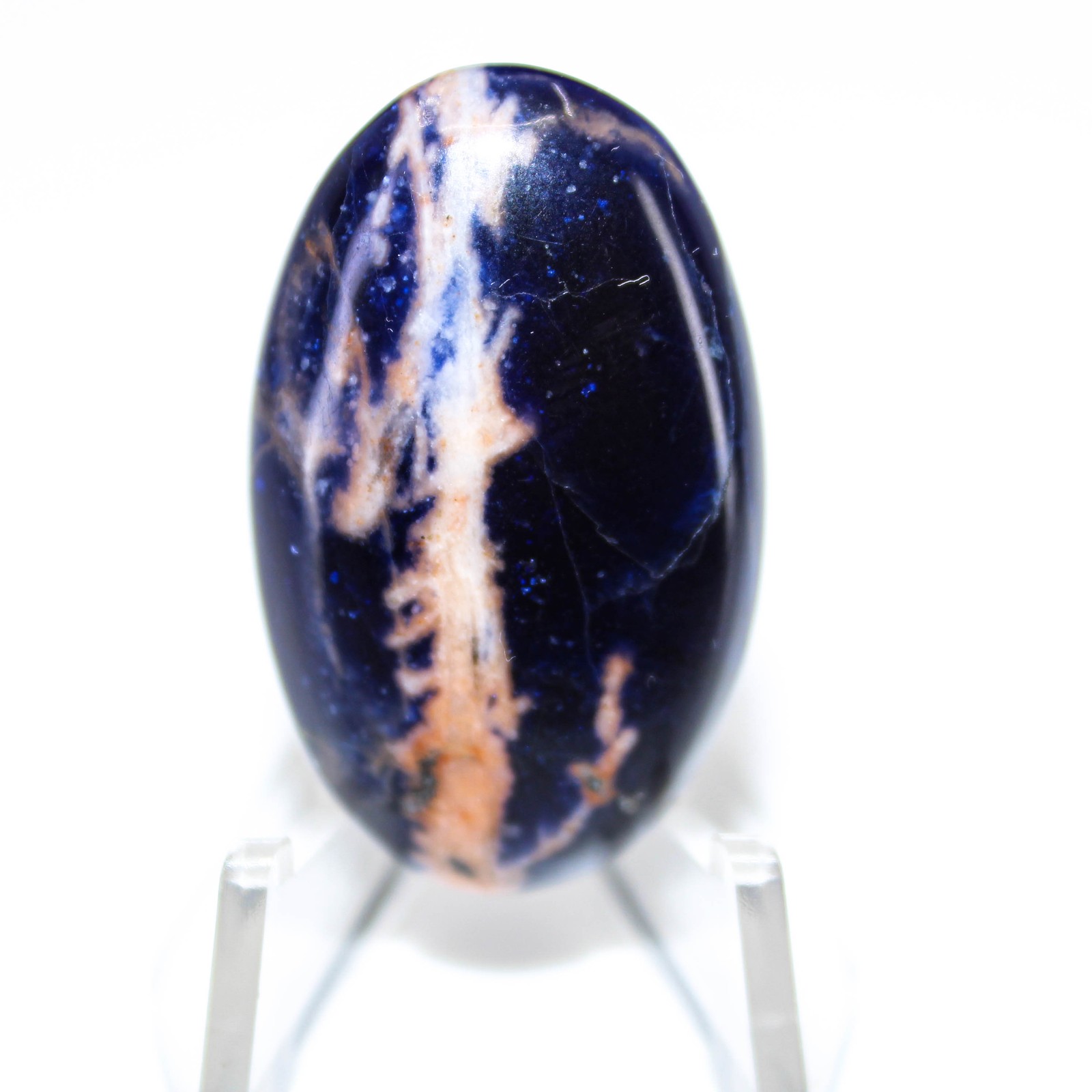 38.10 Ct High Grade Sodalite Oval Cabochon Loose Gemstone 36x22x6 mm