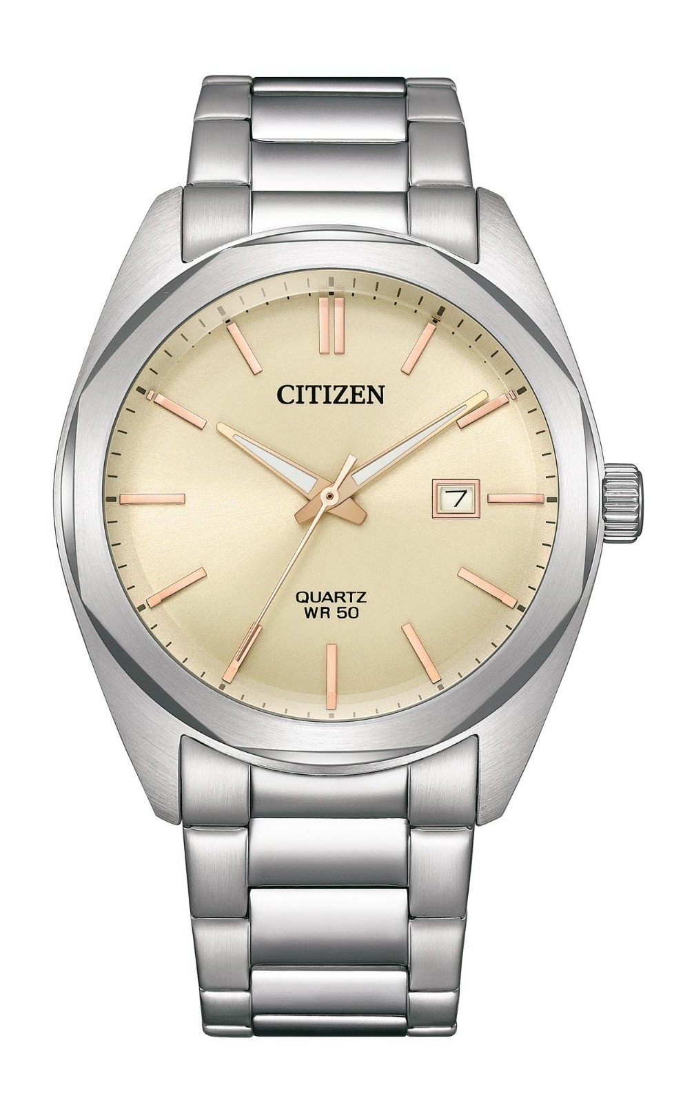 CITIZEN BI5110-54B Gold Dial Stainless Steel Men’s Quartz Watch